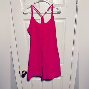 Outdoor voices exercise dress hot pink!